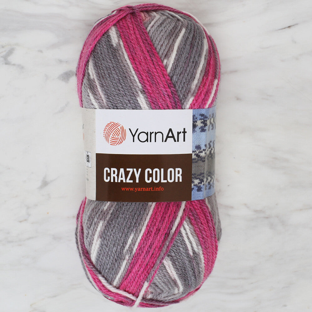 YarnArt Crazy Color Ebruli El Örgü İpi - 176